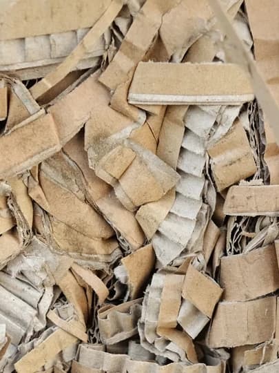 Déchets de type cartons