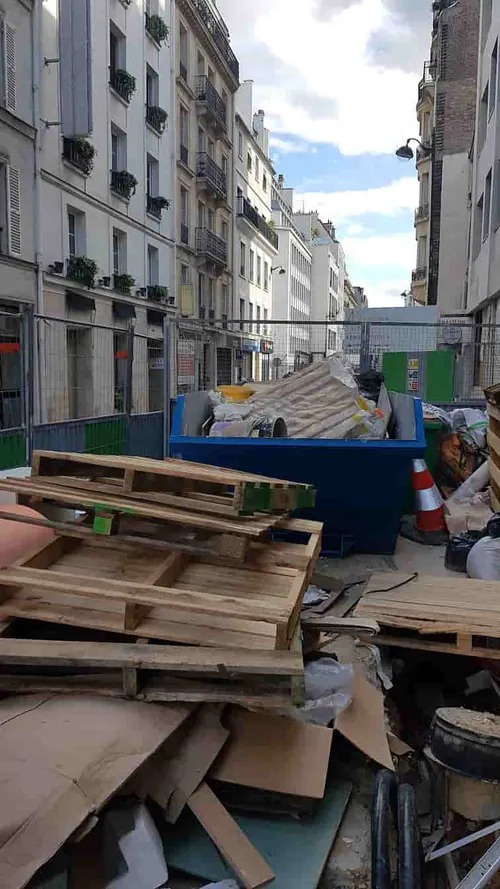 Benne 8m3 déchets louée